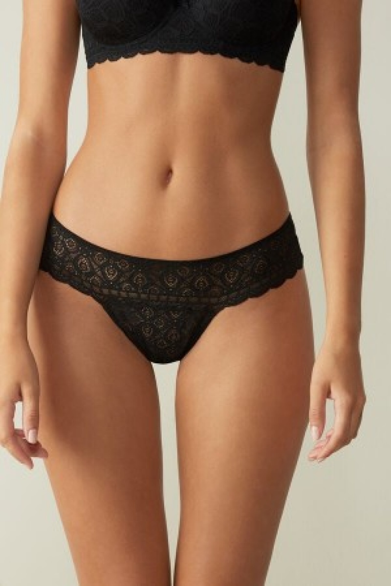 Intimissimi Kanten Brazilian Zwart | BEJKU12879